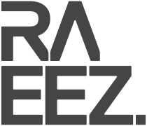 Raeez web and graphic logo